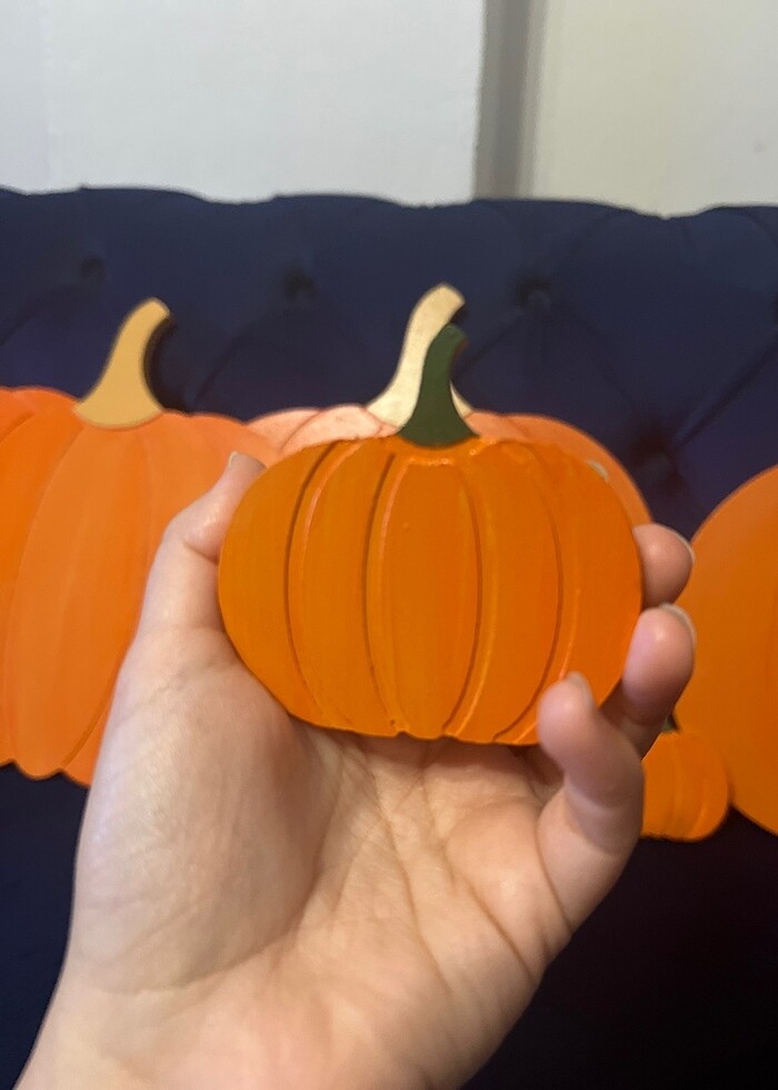 Bal kabağı Supla ve peçete yüzüğü - Görsel 5