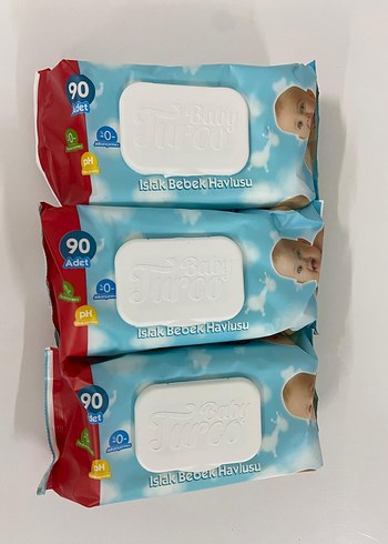Baby Turco Islak Bebek Havlusu 90 Adet