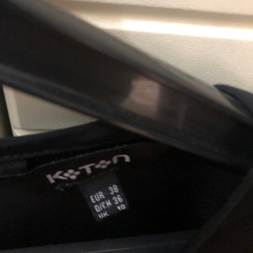 Puantiye Desenli Siyah yarın Kollu Bluz - Görsel 2