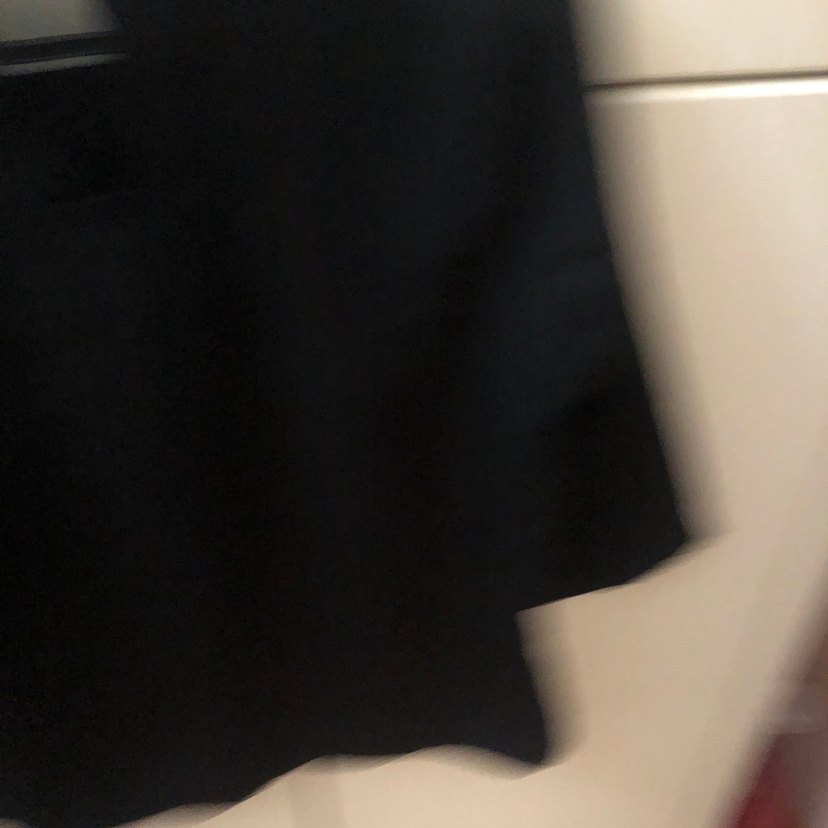 Puantiye Desenli Siyah yarın Kollu Bluz - Görsel 3