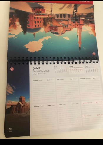 Turkish Airlines Thy takvim 2025 - Görsel 2