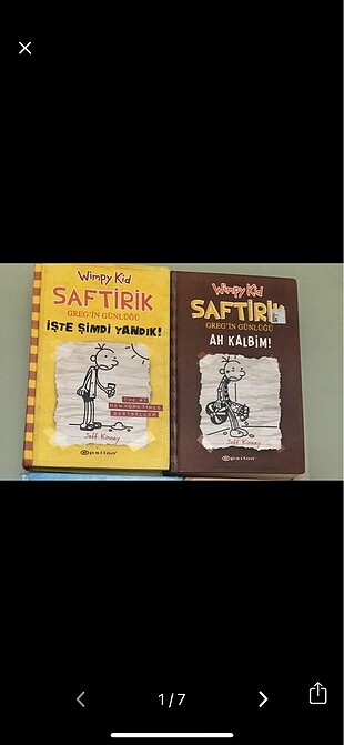 Saftirik 2 adet kitap 20 TL