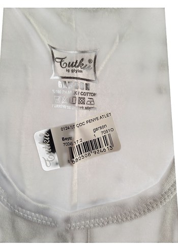 Beyaz Erkek Gason Çocuk Atlet 2'li Paket - Görsel 4