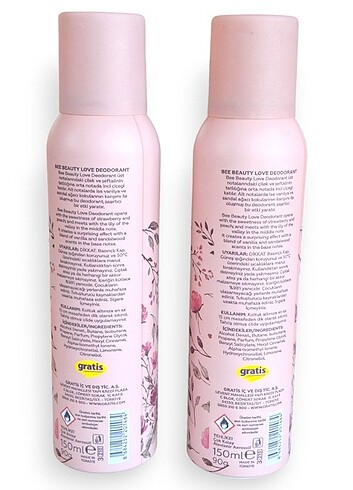 Bee Beauty Fact and Figures Collection Love Kadın Deodorant Spre - Görsel 3
