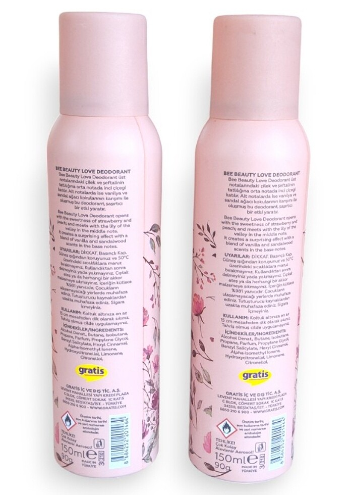 Bee Beauty Fact and Figures Collection Love Kadın Deodorant Spre - Görsel 3