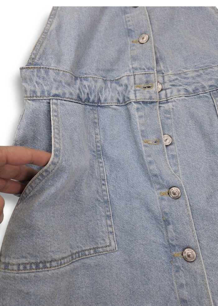 #yepyeni #pamuk #jean #tulum #elbise - Görsel 5