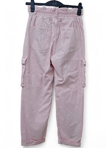 m Beden #Lastikli #kargo #pembe #pantolon #38