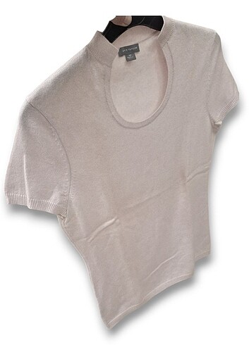 Ann Taylor #Saf #kaşmir #kısakol #yaka #vurgulu