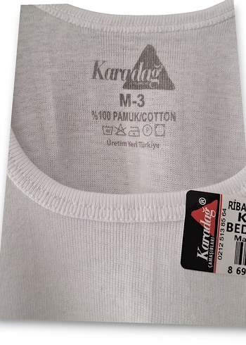 Beyaz Çocuk Atlet 3'lü Paket 3 lü Ribana Pamuk Erkek Çocuk Atlet - Görsel 6