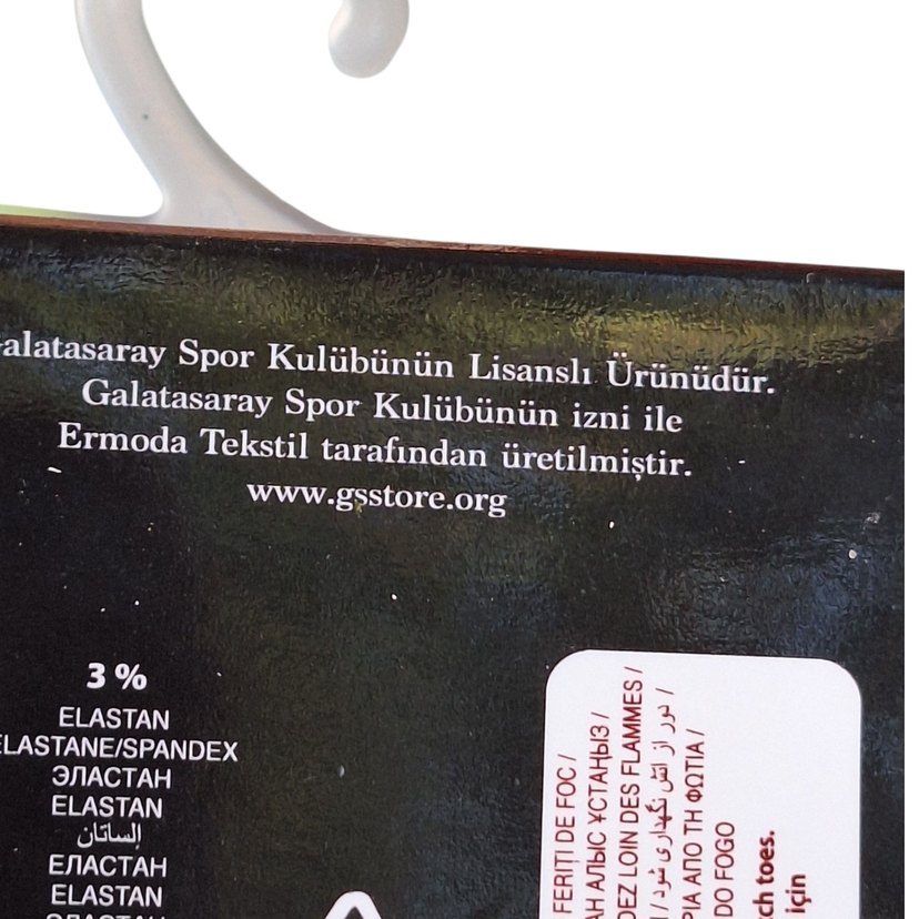 Erkek Çocuk Baskılı Çorap Seti #3lü Lisanslı Gs #Taraftar Çorabı - Görsel 4