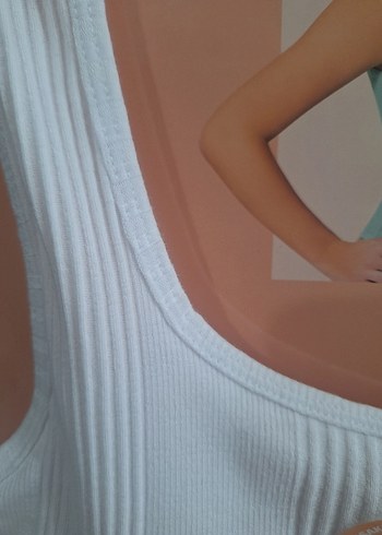 Diğer Pamuk Kaskorse Pedli Büstiyer Crop