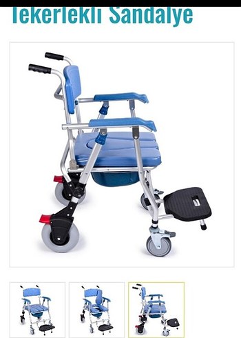 tuvalet özellikli tekerlekli sandalye