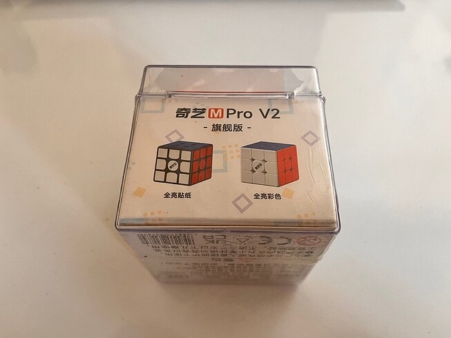  Beden Renk QiYi M ProV2 manyetik Rubik küp Zeka küpü