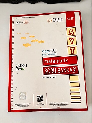 AYT matematik 345 yayınları soru bankası