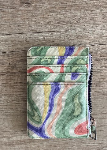 Diğer Renkli Tie-Dye Fermuarlı Kadın Cüzdanı