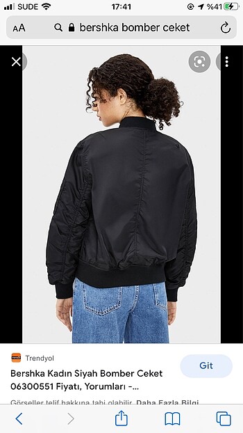 Bershka bomber ceket