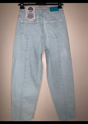 Goldgarn Kadın Mom Fit 7/8 Boy Denim Pantolon - Görsel 5