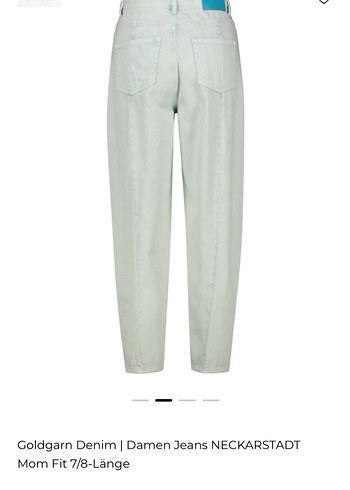 Goldgarn Kadın Mom Fit 7/8 Boy Denim Pantolon - Görsel 2