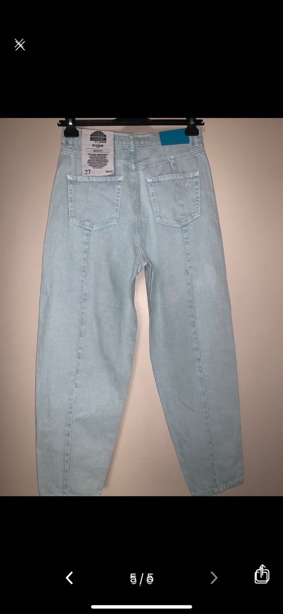 Goldgarn Kadın Mom Fit 7/8 Boy Denim Pantolon - Görsel 5