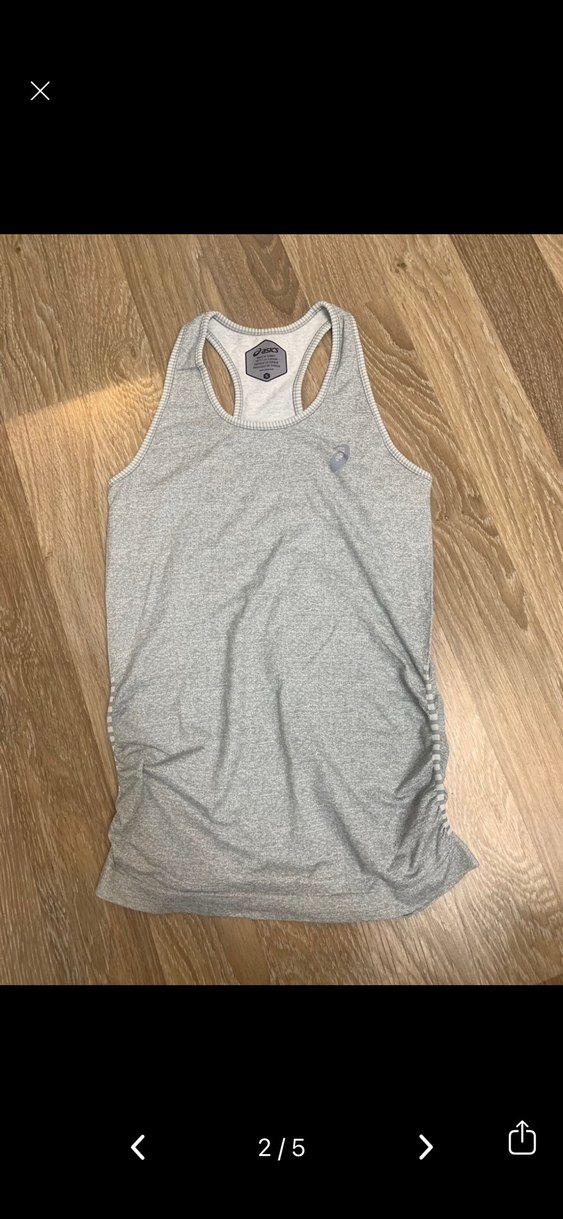 Asics Gri Sporcu Kadın Atlet - Görsel 2