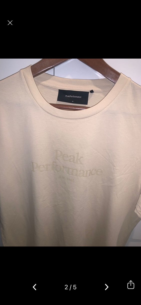 Peak performance Bej Kadın Kısa Kollu Baskılı Tişört - Görsel 2