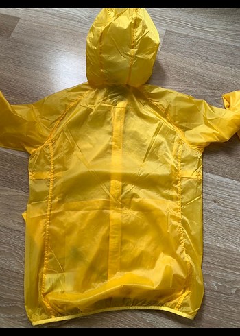 Jeff Green Sarı Kapüşonlu Fermuarlı Yağmurluk - Görsel 4