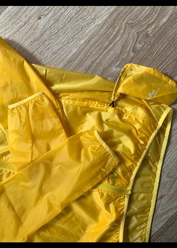 Jeff Green Sarı Kapüşonlu Fermuarlı Yağmurluk - Görsel 3