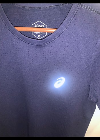 Asics Kadın Lacivert Mini Denim Tişört - Görsel 4