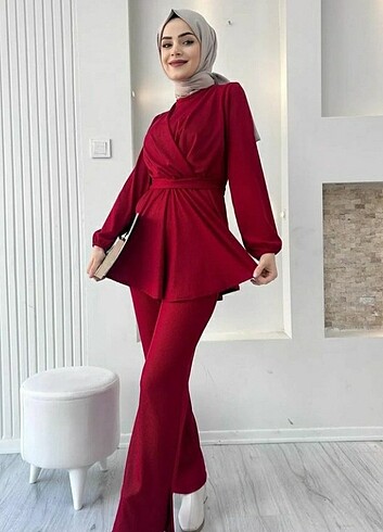 diğer Beden bordo Renk Ahel Tasarım Takım