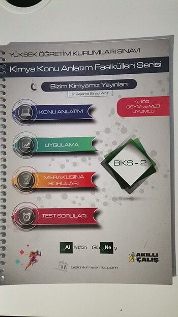 Beden ALAATTİN GÜNEŞ YKS KİMYA SET 2024