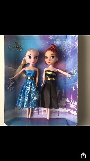 İkili elsa anna bebek