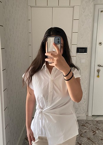 Zara poplin gomlek