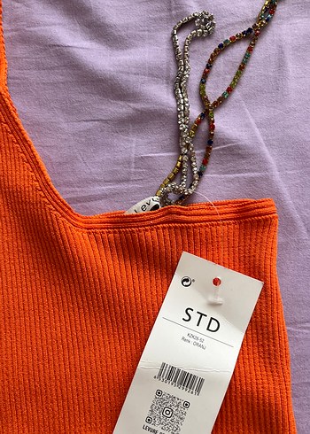 Turuncu V Yaka Örgü Kız Çocuk Süveter - Görsel 2