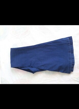 m Beden mavi Renk Ispanyol paca pantalon
