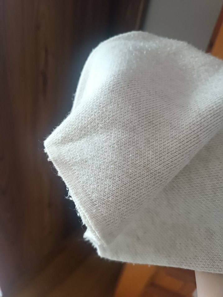 Bej Rahat Kesim triko Kadın Pantolon - Görsel 3