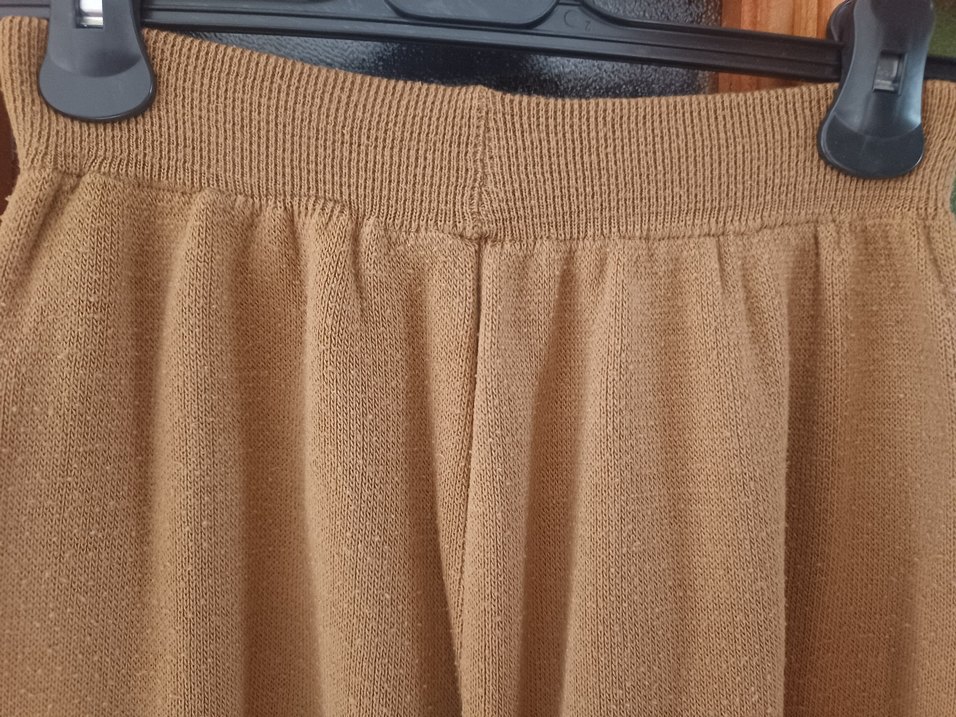 Camel renk triko pantolon - Görsel 2