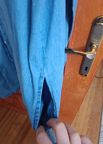 Oversize kot gömlek  - Görsel 6