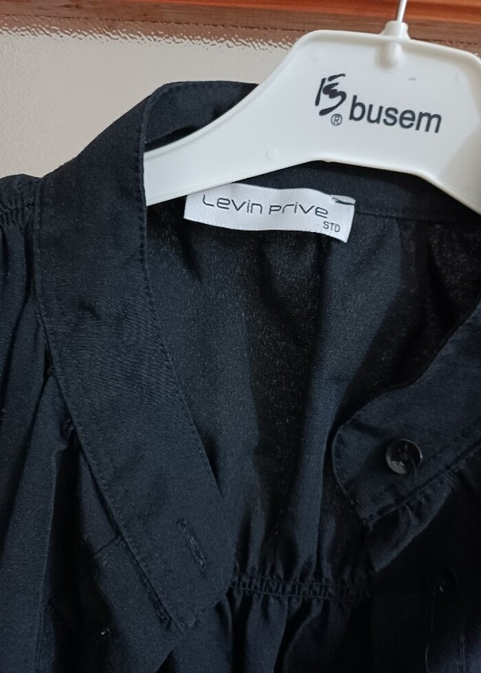 Büzgü lastikli gomlek  - Görsel 3