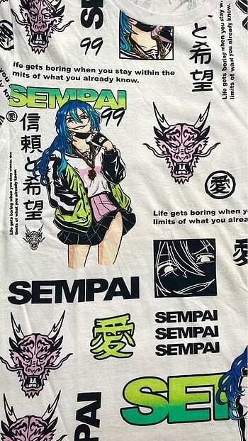 Bershka Bershka anime tshirt
