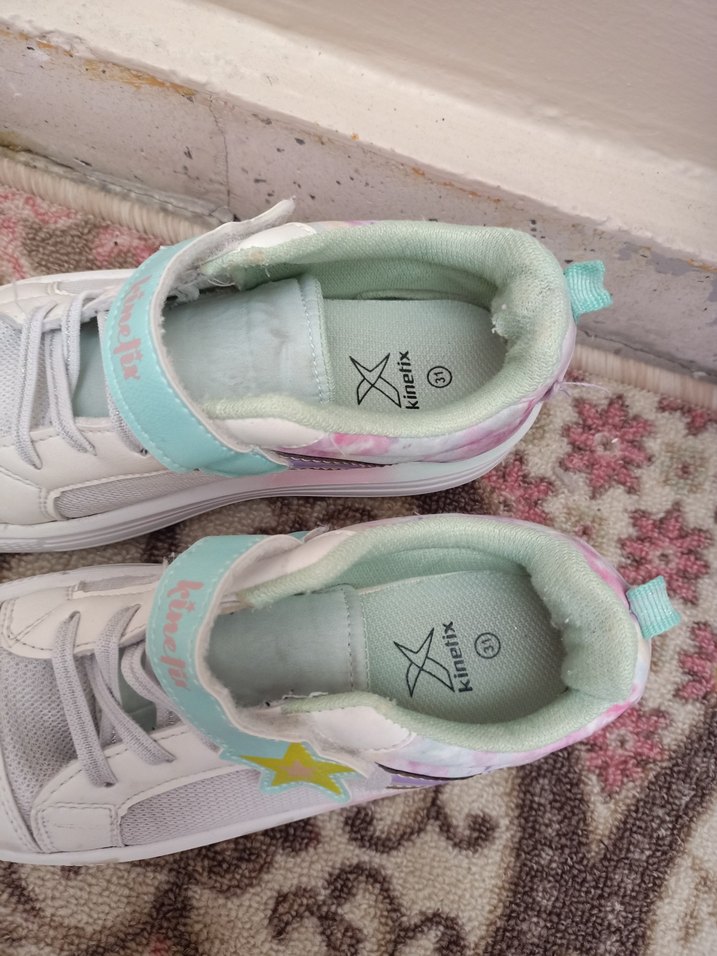 Kız Çocuk Beyaz  Spor Ayakkabı - Görsel 2