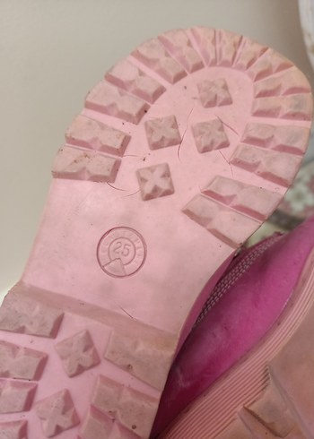 Kız Çocuk Pembe Süet Tokalı Bot - Görsel 4