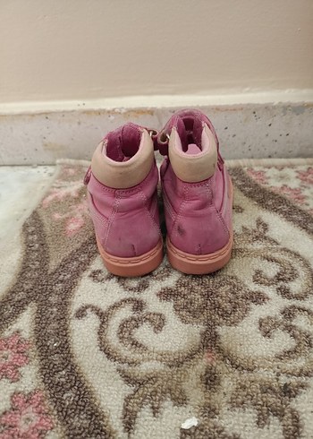 Kız Çocuk Pembe Süet Tokalı Bot - Görsel 2
