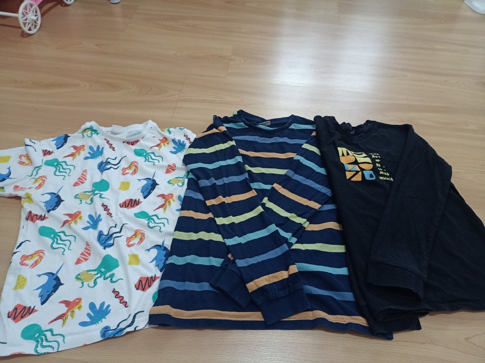 LC Waikiki Baskılı Mavi Çocuk kısa ve uzun kollu penyeler - Görsel 3