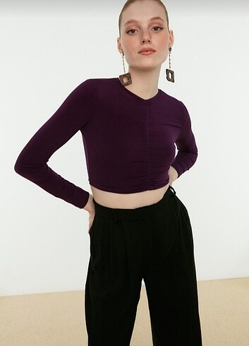 Trendyol & Milla Crop bluz