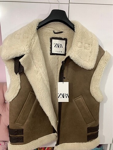 s Beden Zara astar detaylı yelek