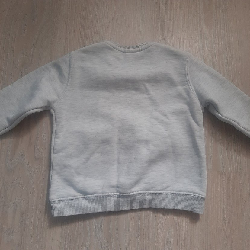 Çocuk Gri  Sweatshirt. 3-4 yaş - Görsel 4