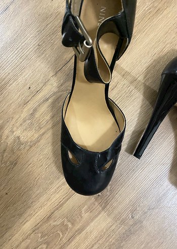 Siyah Platform Topuklu Kadın Ayakkabı Ninewest 40 - Görsel 3