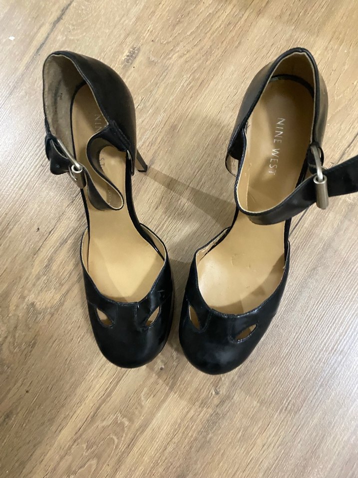 Siyah Platform Topuklu Kadın Ayakkabı Ninewest 40 - Görsel 5