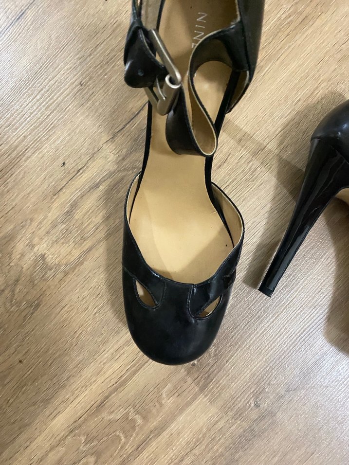 Siyah Platform Topuklu Kadın Ayakkabı Ninewest 40 - Görsel 3