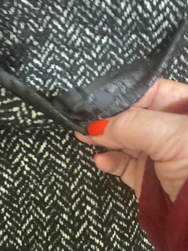 Kapüşonlu gri desenli kaban xl - Görsel 5